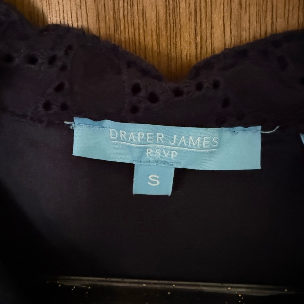 Navy Blue Women's Top - Picture 4 of 4